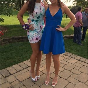 Blue homecoming dress